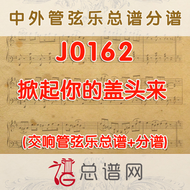 J0162.掀起你的盖头来 管弦乐总谱+分谱