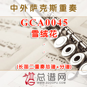 GCA0045.雪绒花 长笛二重奏总谱+分谱